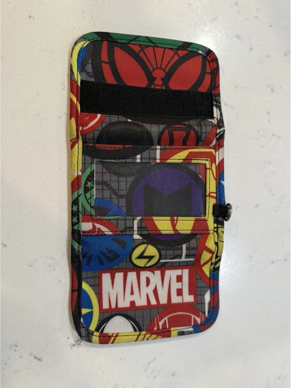 Marvel Gap Kids Boys Men Tri Fold Wallet Reclosable Fasteners